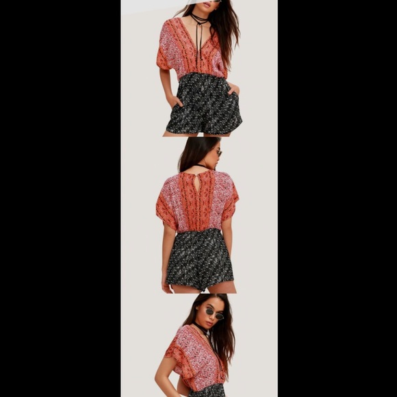 Free People Romper Multicolored - Picture 5 of 5